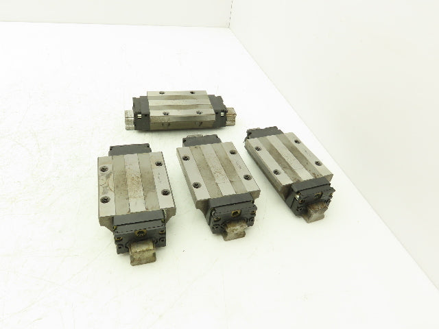 THK SHS25 Linear Bearing 1-Block Guide Rail 25mm x 160mm 6-1/4" Lot of 4