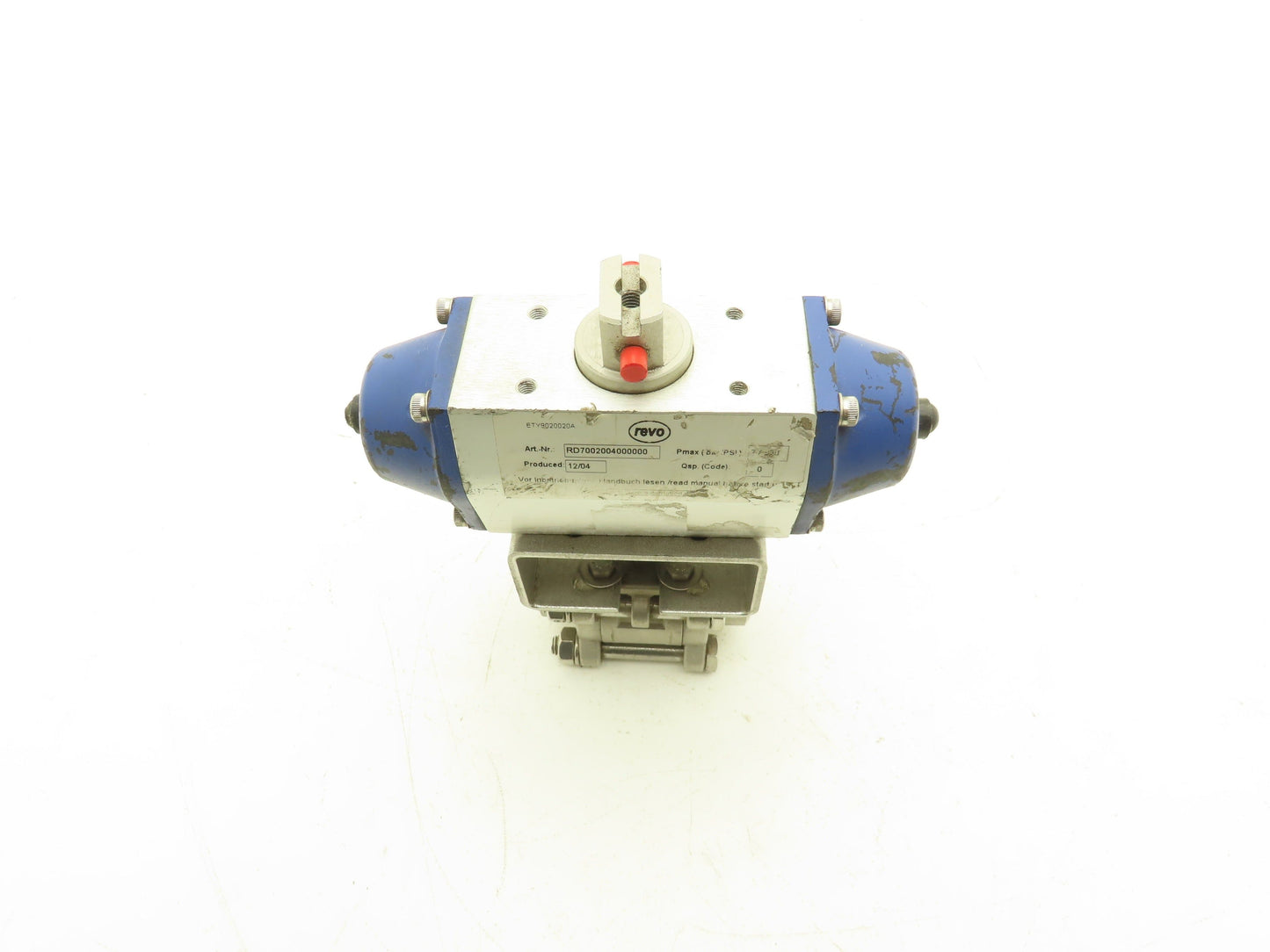 Revo RD7002004000000 Quarter Turn Actuator with 3/4" Butt Weld ball valve