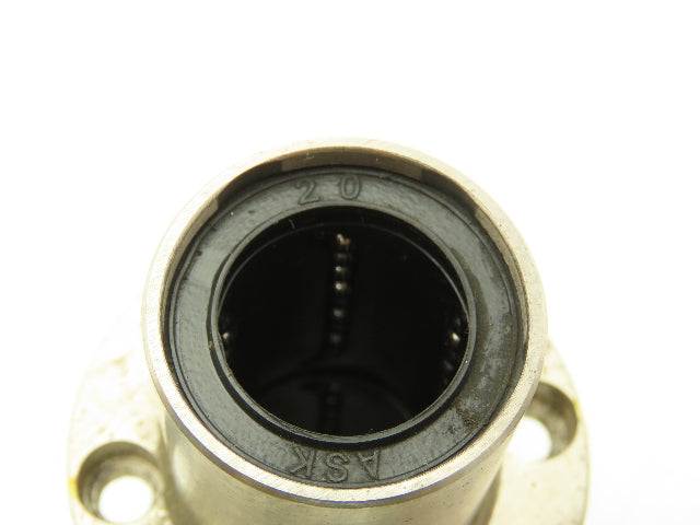 ASK 20 Linear Ball Bushing Bearing 4-Bolt Flange 20mm Rod Lot of 8