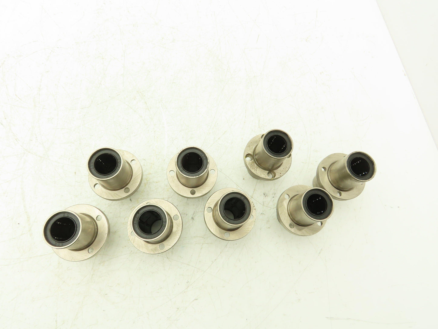 ASK 20 Linear Ball Bushing Bearing 4-Bolt Flange 20mm Rod Lot of 8