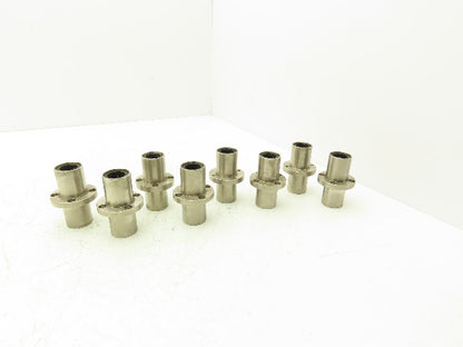 ASK 20 Linear Ball Bushing Bearing 4-Bolt Flange 20mm Rod Lot of 8