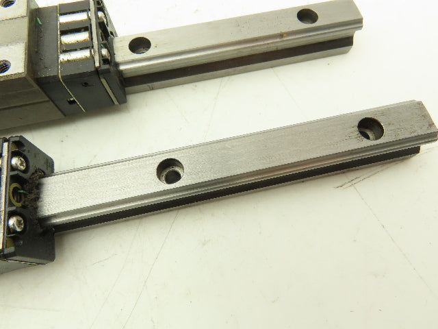 THK HSR15 Linear Bearing 2-Block Guide Rail 15mm x 400mm 15-3/4" Lot of 2