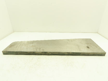 Machining Steel Flat Ground Bar Stock 1" Thick x 25.5"L  5" to 8" Angled Width