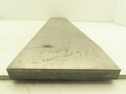 Machining Steel Flat Ground Bar Stock 1" Thick x 25.5"L  5" to 8" Angled Width