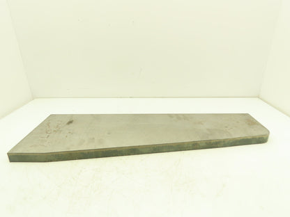 Machining Steel Flat Ground Bar Stock 1" Thick x 25.5"L  5" to 8" Angled Width