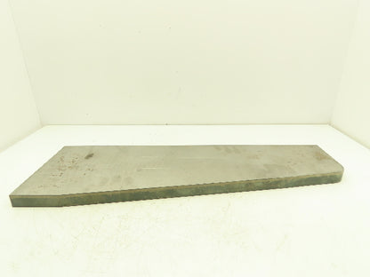 Machining Steel Flat Ground Bar Stock 1" Thick x 25.5"L  5" to 8" Angled Width