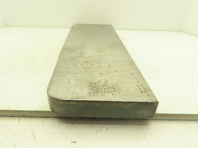 Machining Steel Flat Ground Bar Stock 1" Thick x 25.5"L  5" to 8" Angled Width
