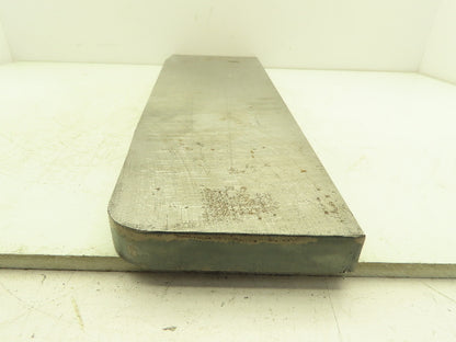 Machining Steel Flat Ground Bar Stock 1" Thick x 25.5"L  5" to 8" Angled Width