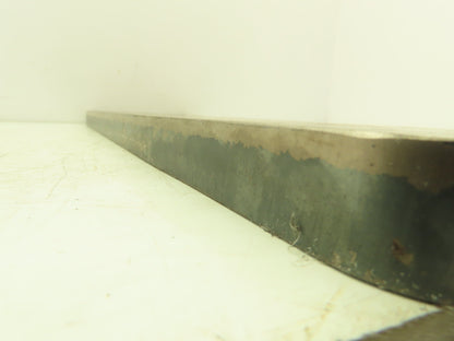 Machining Steel Flat Ground Bar Stock 1" Thick x 25.5"L  5" to 8" Angled Width