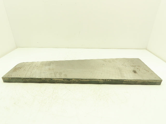 Machining Steel Flat Ground Bar Stock 1" Thick x 25.5"L  5" to 8" Angled Width