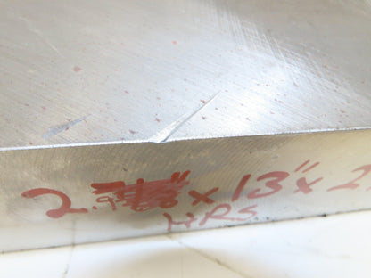 Hot Rolled Steel Flat Ground Bar Stock 2.9" Thick x 13"W x 24"L  258 Lbs