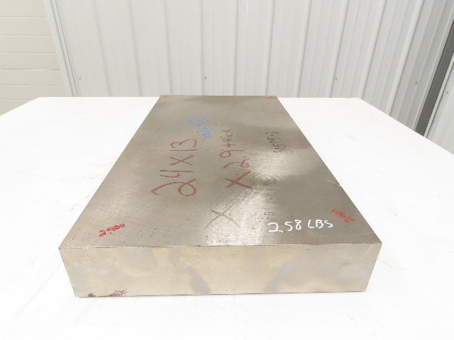 Hot Rolled Steel Flat Ground Bar Stock 2.9" Thick x 13"W x 24"L  258 Lbs