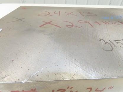 Hot Rolled Steel Flat Ground Bar Stock 2.9" Thick x 13"W x 24"L  258 Lbs