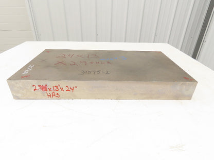 Hot Rolled Steel Flat Ground Bar Stock 2.9" Thick x 13"W x 24"L  258 Lbs
