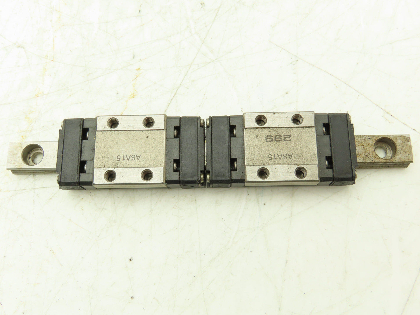 THK SRS9M Linear Bearing 2-Block Guide Rail 9mm x 114.5mm 4-1/2" Lot of 4