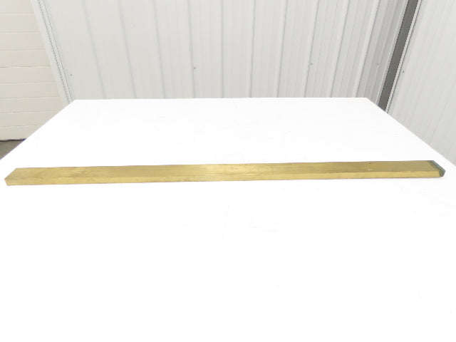 360 Yellow Brass Stock Rectangle Flat Bar 3/4"x 2"x 41-7/8"L