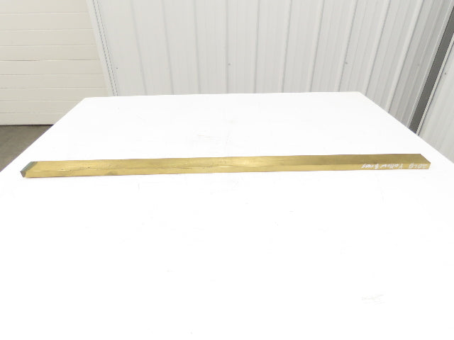 360 Yellow Brass Stock Rectangle Flat Bar 3/4"x 2"x 41-7/8"L