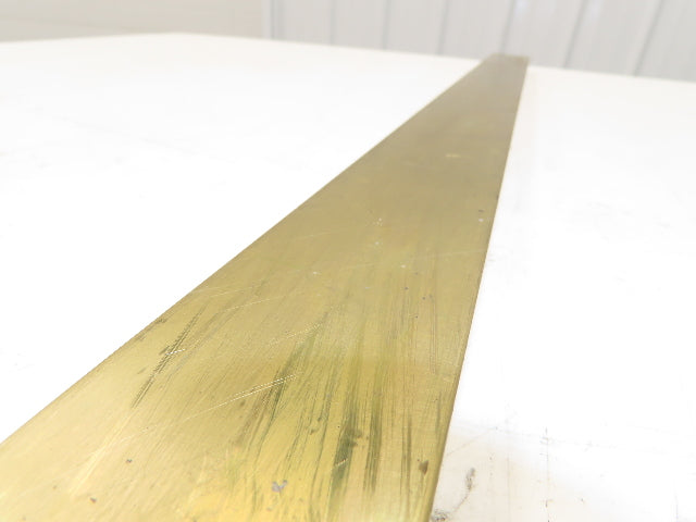 360 Yellow Brass Stock Rectangle Flat Bar 3/4"x 2"x 41-7/8"L