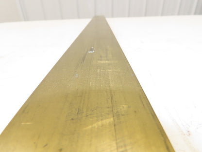 360 Yellow Brass Stock Rectangle Flat Bar 3/4"x 2"x 41-7/8"L