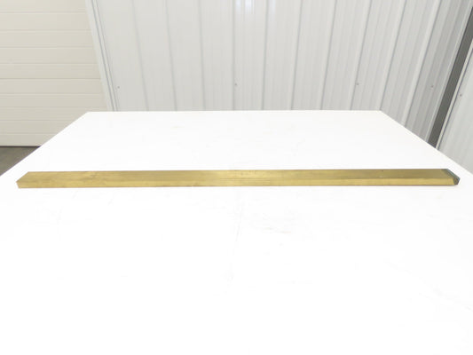 360 Yellow Brass Stock Rectangle Flat Bar 3/4"x 2"x 41-7/8"L