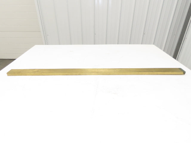 360 Yellow Brass Stock Rectangle Flat Bar 3/4"x 2"x 41-7/8"L