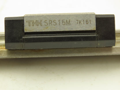 THK SRS15M Linear Bearing 1-Block Guide Rail 15mm x 110mm 4-1/4" Lot of 2