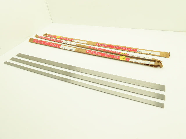 4142 Alloy Steel Ground Flat Bar 1/8"thick 36"L  1", 3/4", 1-1/4"Width Lot of 3