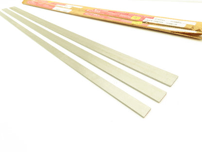 4142 Alloy Steel Ground Flat Bar 1/8"thick 36"L  1", 3/4", 1-1/4"Width Lot of 3