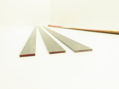 4142 Alloy Steel Ground Flat Bar 1/8"thick 36"L  1", 3/4", 1-1/4"Width Lot of 3