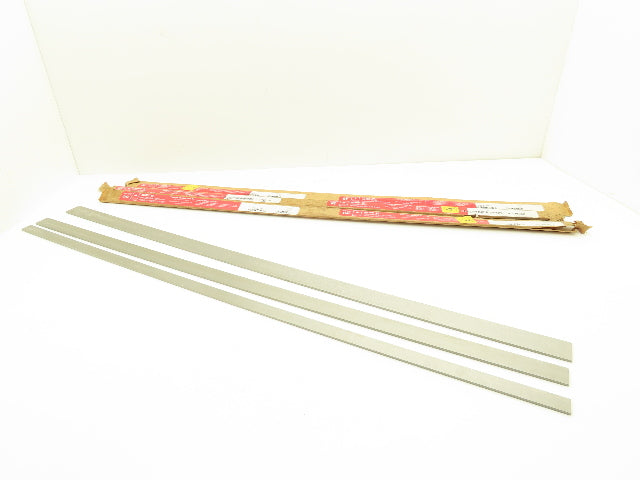 4142 Alloy Steel Ground Flat Bar 1/8"thick 36"L  1", 3/4", 1-1/4"Width Lot of 3