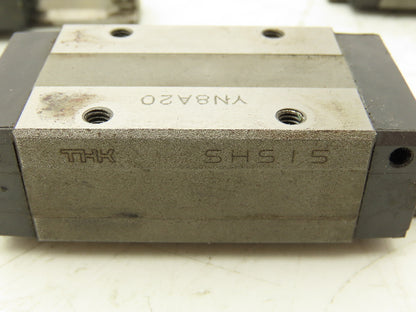 THK SRS15 SSR15 Linear Bearing Guide Rail 15mm x 100-220mm 4..8-5/8" Lot of 7