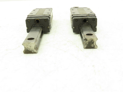 THK SRS15 SSR15 Linear Bearing Guide Rail 15mm x 100-220mm 4..8-5/8" Lot of 7