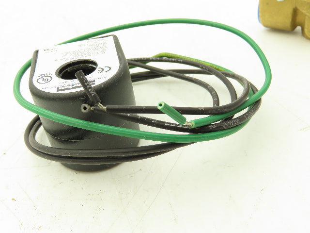 Parker Skinner Solenoid Valve Two Way Coil Voltage 120VAC 3/4" NPT 0-150 PSI
