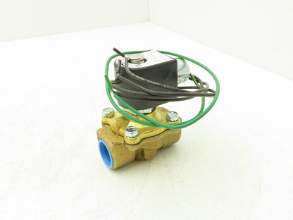 Parker Skinner Solenoid Valve Two Way Coil Voltage 120VAC 3/4" NPT 0-150 PSI
