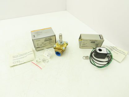 Parker Skinner Solenoid Valve Two Way Coil Voltage 120VAC 3/4" NPT 0-150 PSI