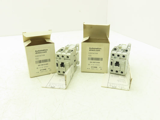 Automation Direct 4112496 GH-15ET3-00A Contactor 32A 3NO Poles 120VAC Lot of 2