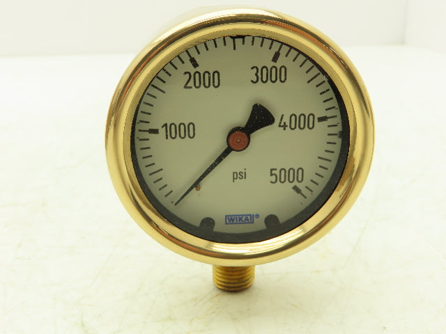 Wika Instrument 9310819 Guage 0-5000 PSI 1/4 NPT/LM 2.5" Dial Lot of 2