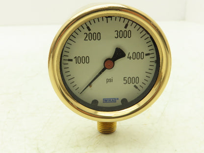 Wika Instrument 9310819 Guage 0-5000 PSI 1/4 NPT/LM 2.5" Dial Lot of 2