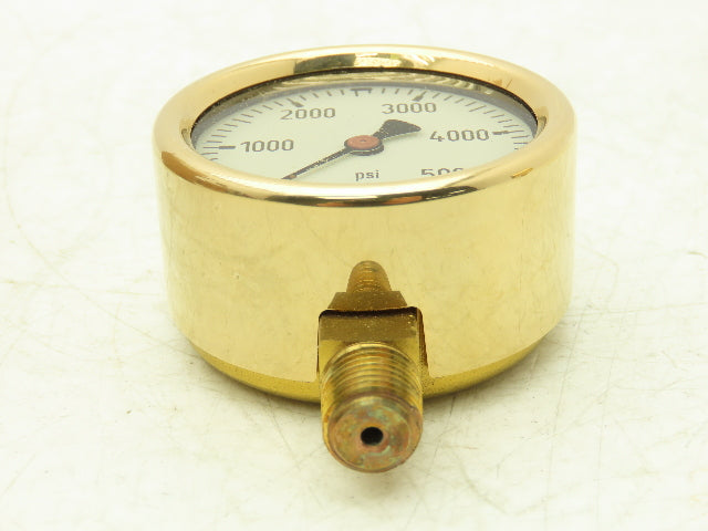 Wika Instrument 9310819 Guage 0-5000 PSI 1/4 NPT/LM 2.5" Dial Lot of 2