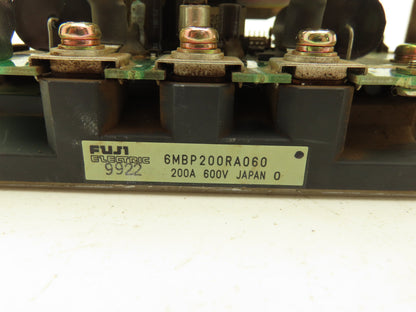 Yaskawa JUSP-WS60AA Servo Amplifier & Fuji 6MBP200RA060 Power Supply 600V 200A