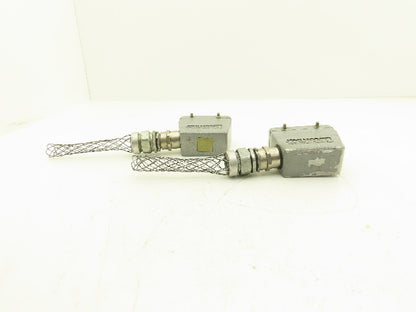 Phoenix Contact 1773132 Heavycon 6-Pin Female Receptacle & Hood Lot of 2