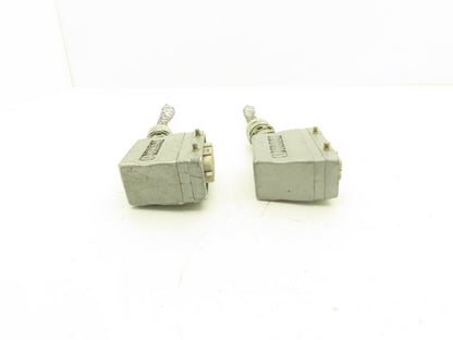Phoenix Contact 1773132 Heavycon 6-Pin Female Receptacle & Hood Lot of 2