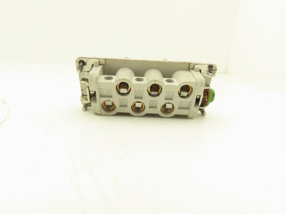 Phoenix Contact 1773132 Heavycon 6-Pin Female Receptacle & Hood Lot of 2