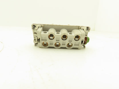 Phoenix Contact 1773132 Heavycon 6-Pin Female Receptacle & Hood Lot of 2
