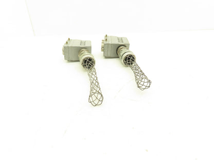 Phoenix Contact 1773132 Heavycon 6-Pin Female Receptacle & Hood Lot of 2