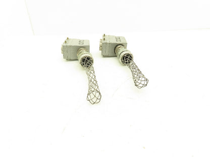 Phoenix Contact 1773132 Heavycon 6-Pin Female Receptacle & Hood Lot of 2