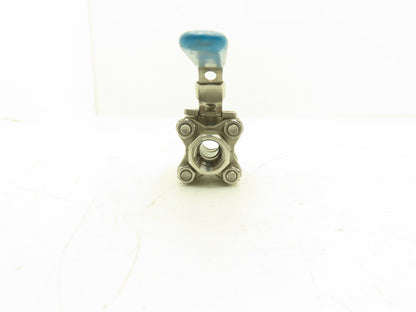 Pinacle 2626 1/2" Locking Ball Valve 316SS 1000WOG