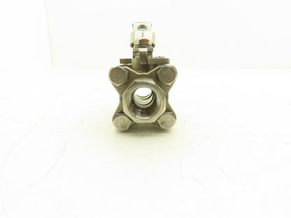 Pinacle 2626 1/2" Locking Ball Valve 316SS 1000WOG