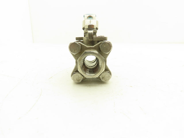 Pinacle 2626 1/2" Locking Ball Valve 316SS 1000WOG