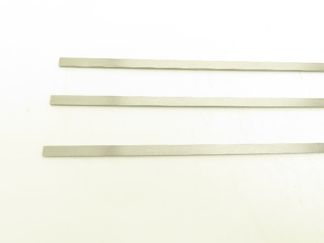 Nutec 42 4142 Alloy Steel Ground Flat Bar Stock 1/8"x 3/8"x 36"L  Lot of 3